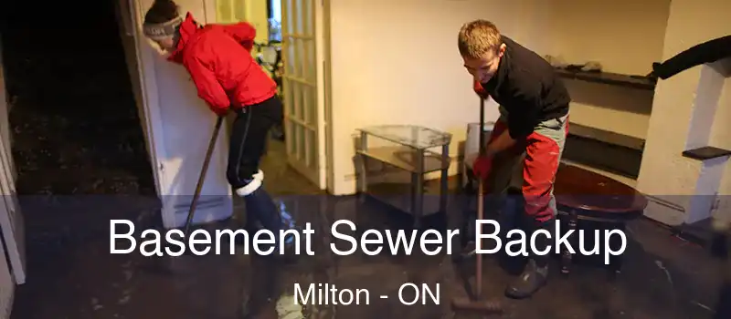  Basement Sewer Backup Milton - ON