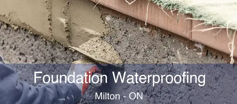  Foundation Waterproofing Milton - ON