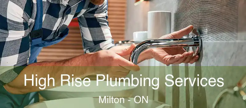  High Rise Plumbing Services Milton - ON