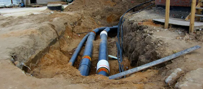 Main Water Line Installation in Milton, Ontario