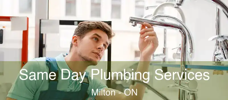  Same Day Plumbing Services Milton - ON