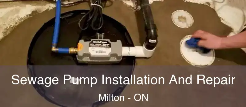  Sewage Pump Installation And Repair Milton - ON